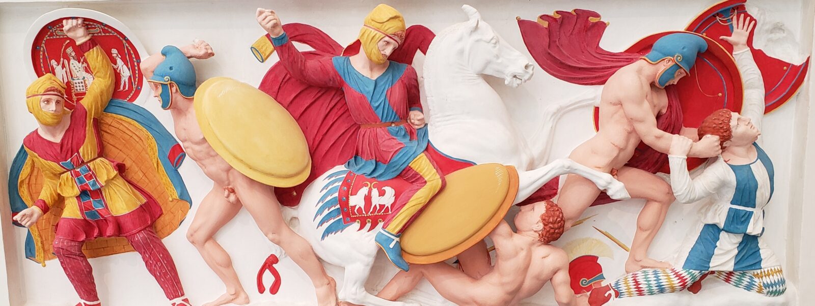 Battle Scene from the Met's 'Chroma' exhibit