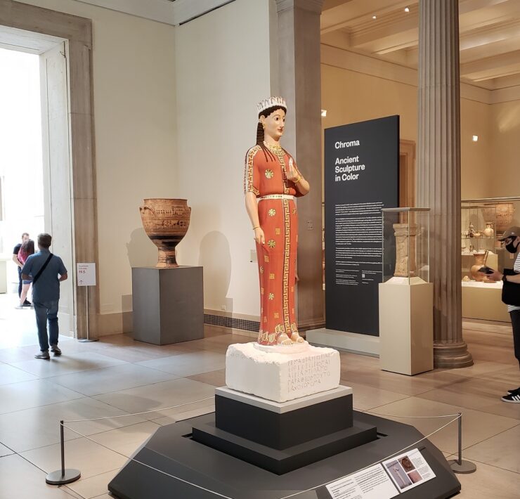 The entrance to the Met's Chroma Exhibit