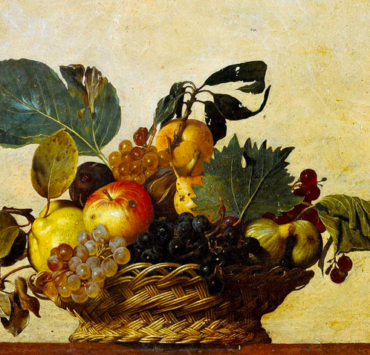 Painting of a bowl of fruit
