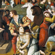 painting depicting the beheading of st agnes