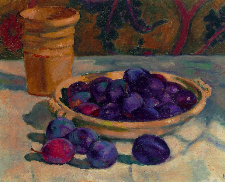 Still Life With Plums
