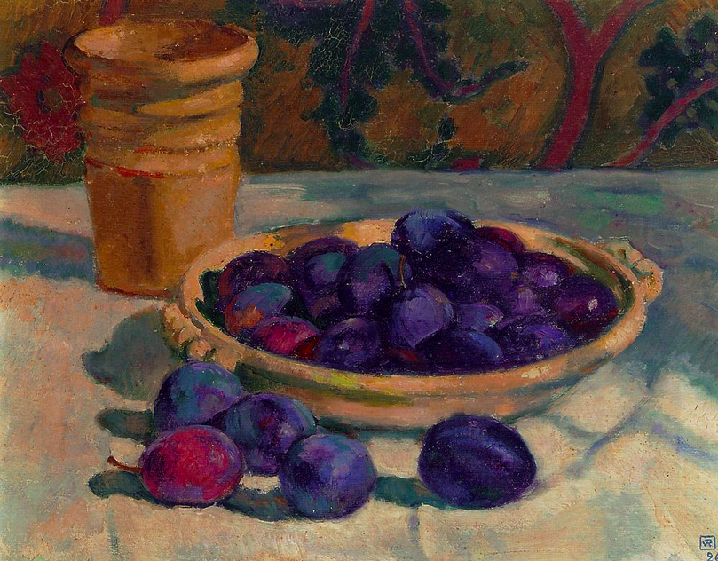 Still Life With Plums
