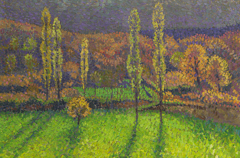 Painting of a prairie
