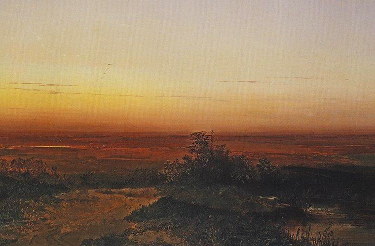 Dawn In The Desert