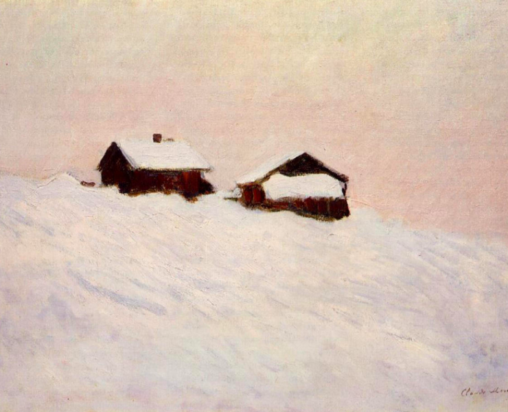 Houses In The Snow