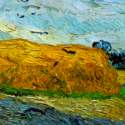 Haystack Under A Rainy Sky