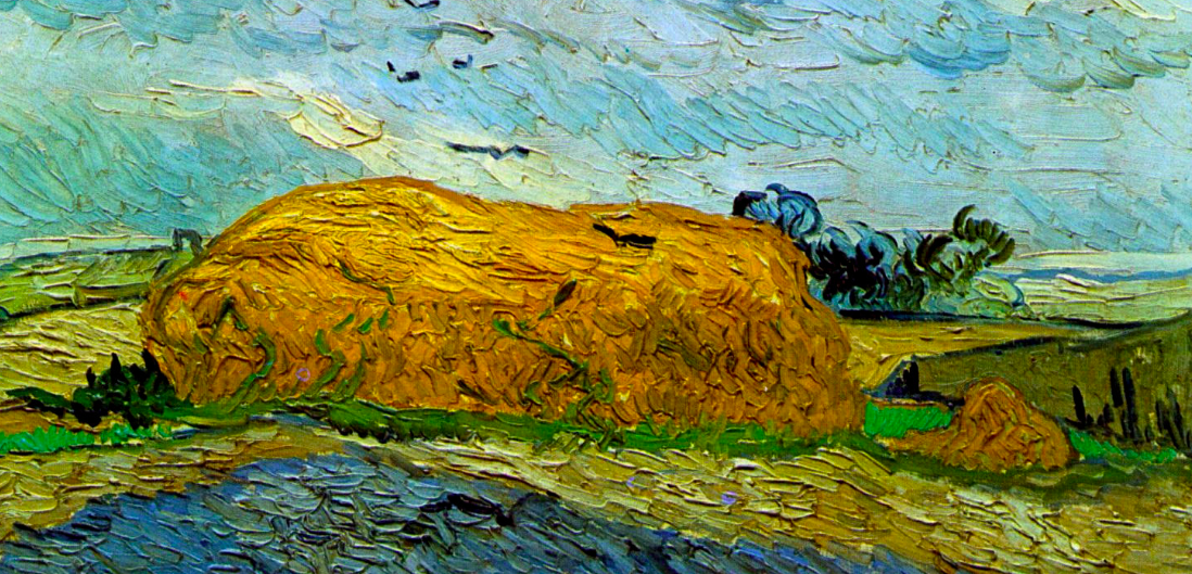 Haystack Under A Rainy Sky