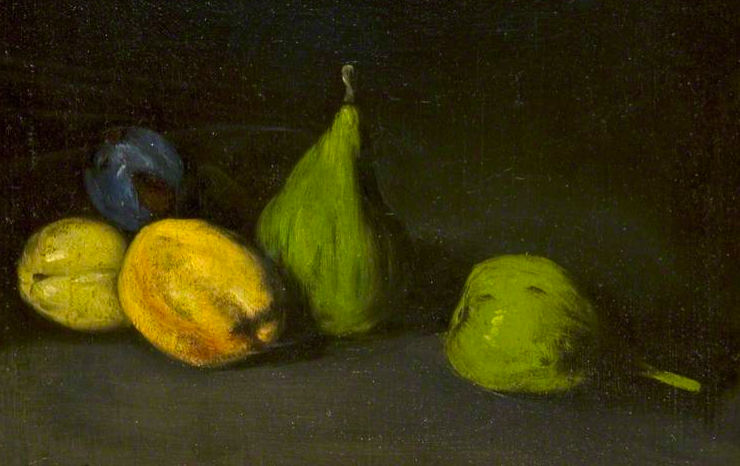 Still Life WIth Fruit, Figs and Apricots