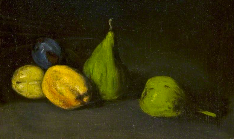 Still Life WIth Fruit, Figs and Apricots
