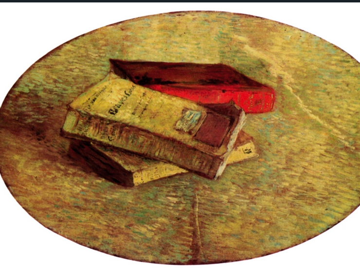 Still Life with Three Books
