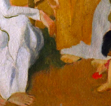 Two Young Women and Child