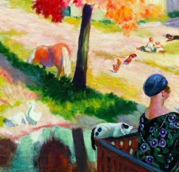 Autumn in the province. Teatime me