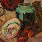 Still-life with Vegetables and Pottery