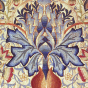 Acanthus Embroidered Panel