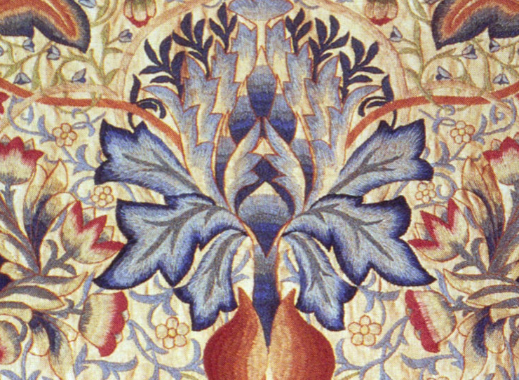 Acanthus Embroidered Panel