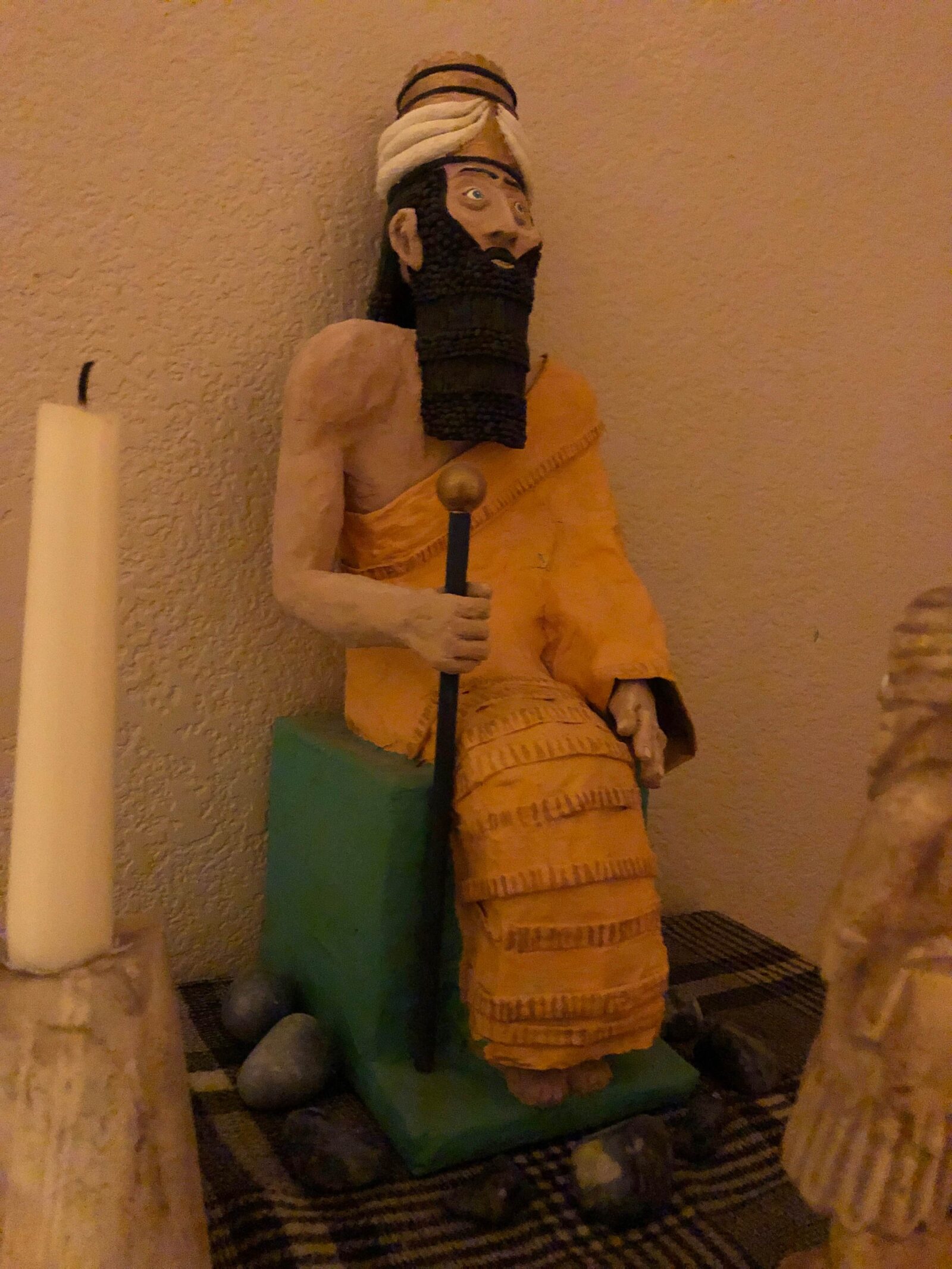 Statue of Enki a Sumerian god