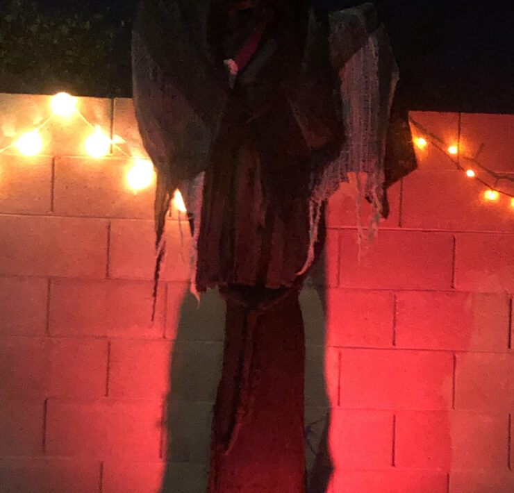 Goatman Halloween decoration