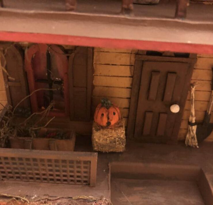 Victorian haunted house model