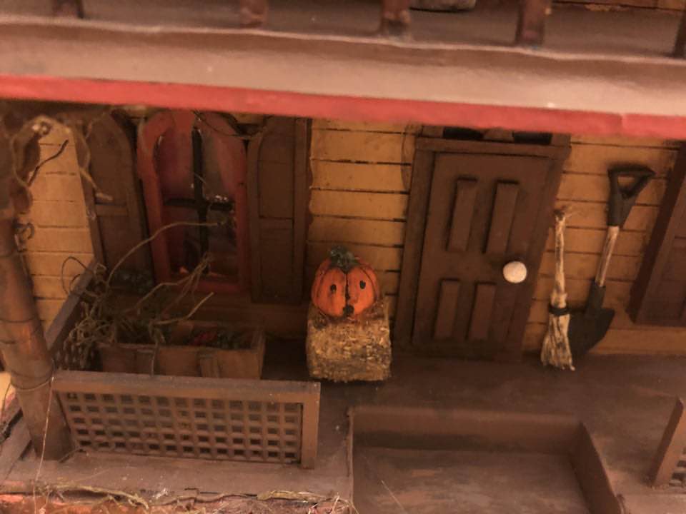 Victorian haunted house model